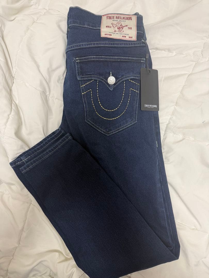 TRUE RELIGION ダークブルーデニムパンツ