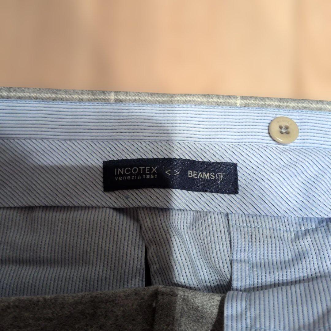 インコテックス SUPER100’S ウールスラックス 50 美品 秋冬用