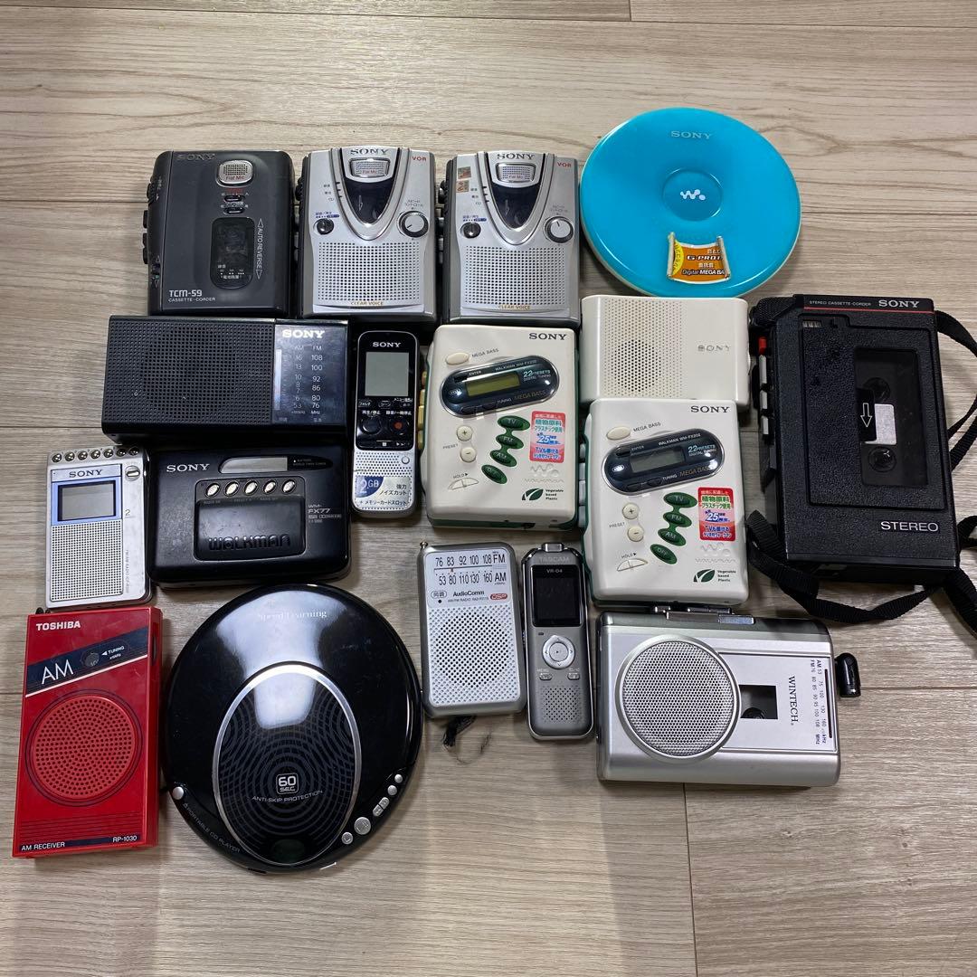 k*e様 ラジオ　walkman 17点 動作未確認　ジャンク扱い