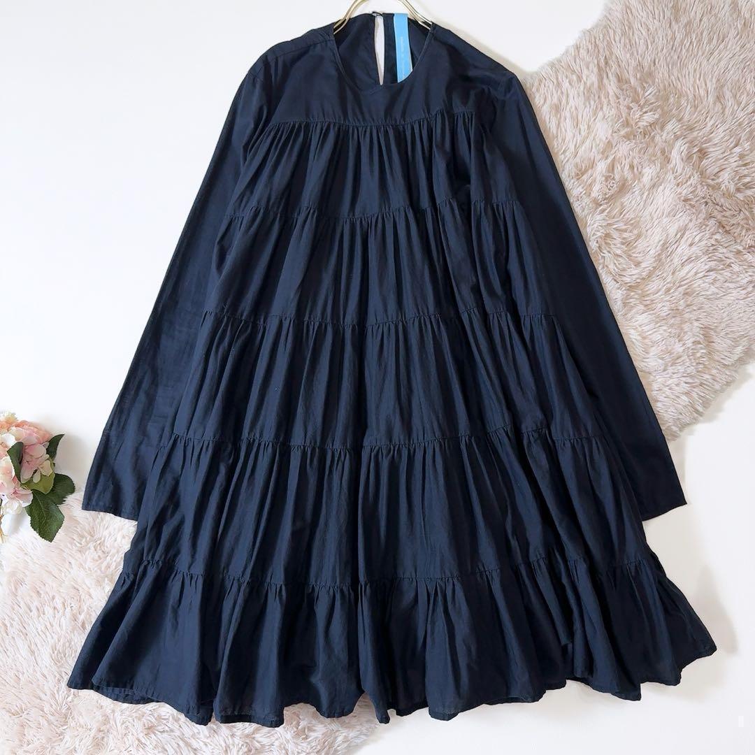 極美品ꕥマーレット トゥモローランド別注 ソリマン ティアードドレス Aライン