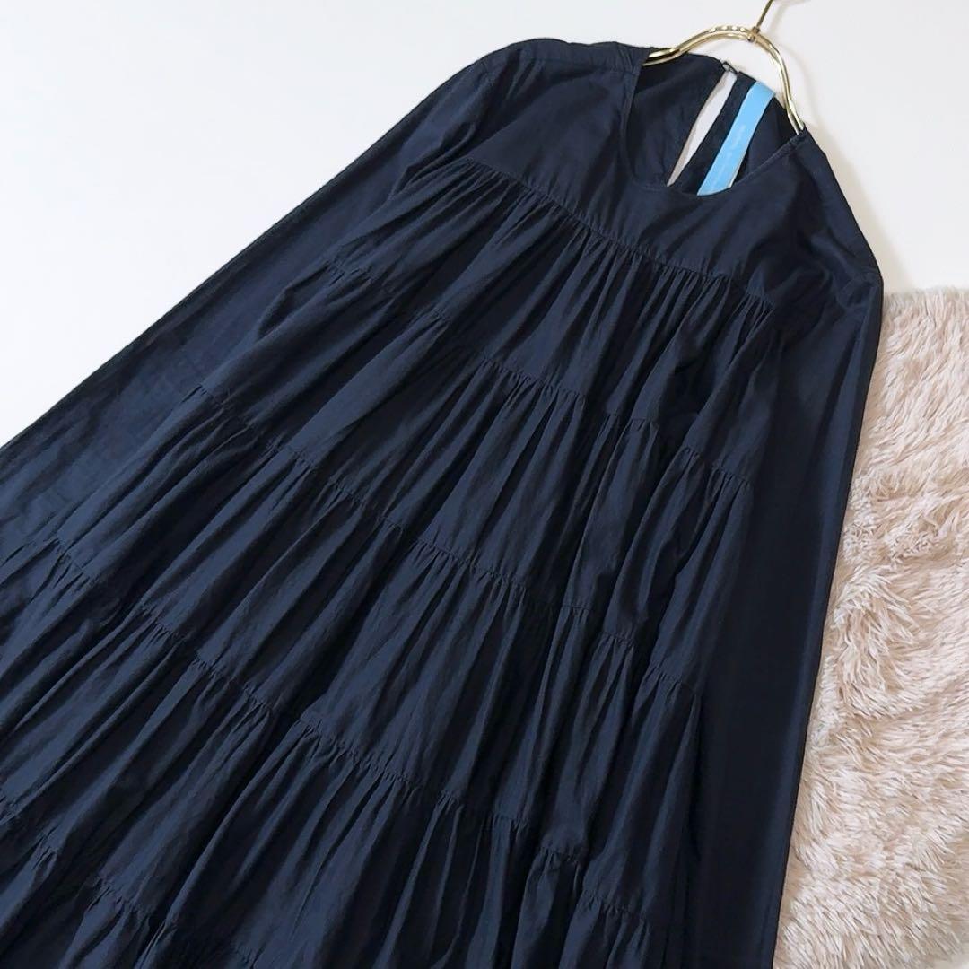 極美品ꕥマーレット トゥモローランド別注 ソリマン ティアードドレス Aライン