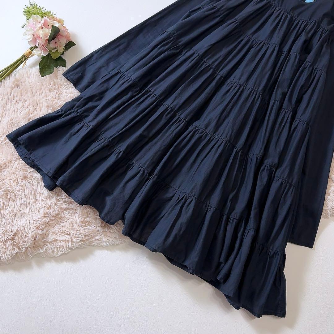 極美品ꕥマーレット トゥモローランド別注 ソリマン ティアードドレス Aライン