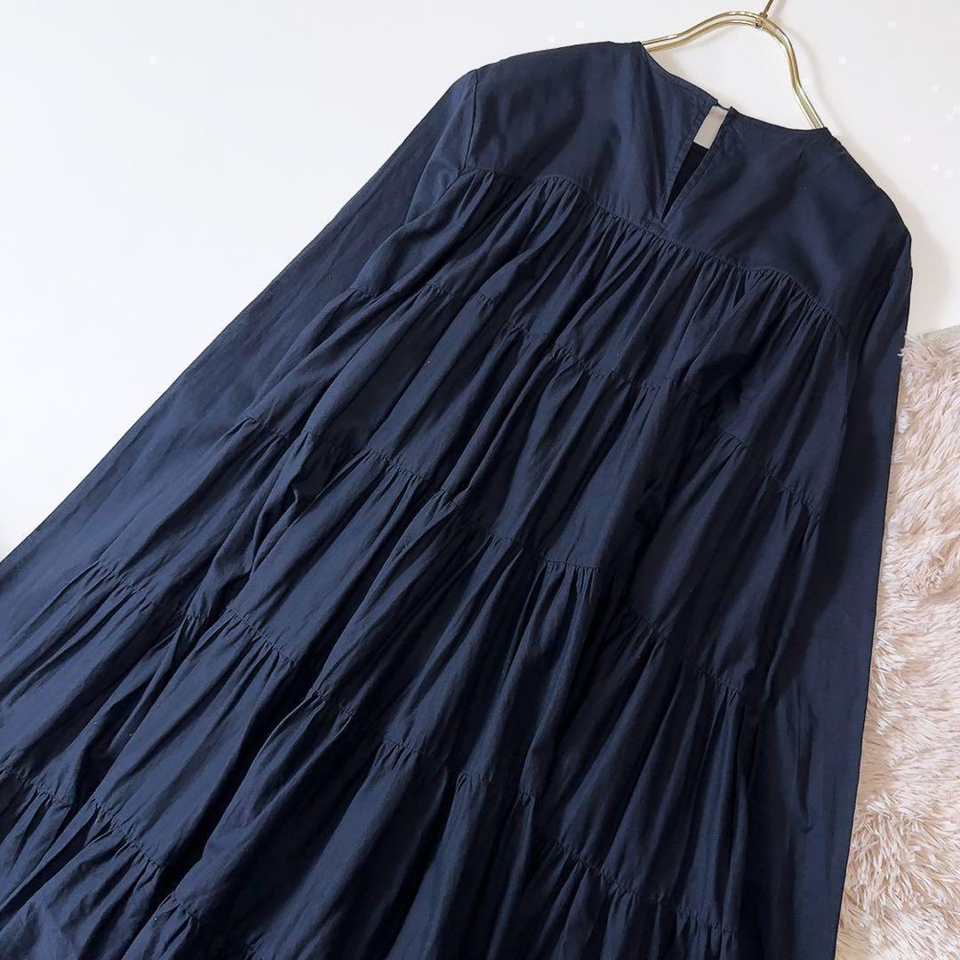 極美品ꕥマーレット トゥモローランド別注 ソリマン ティアードドレス Aライン