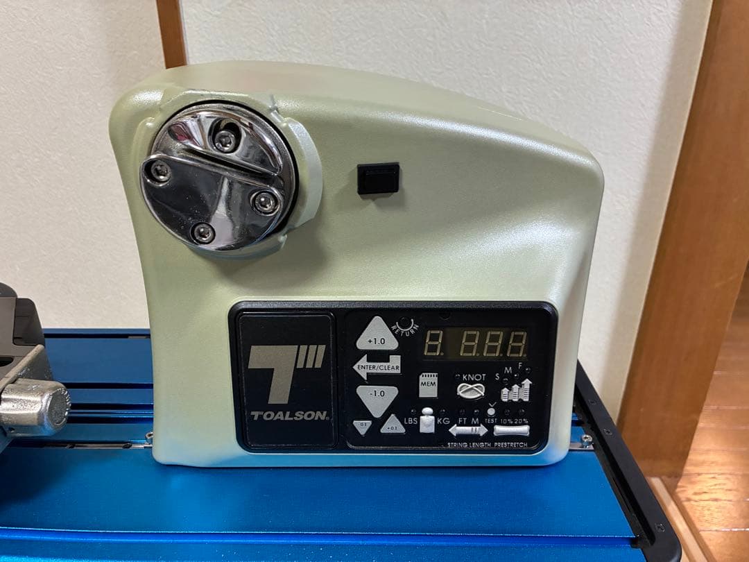 タ*ー様 トアルソン　テニス　電動ガット張りマシン　ガット張り機　スタンド付き