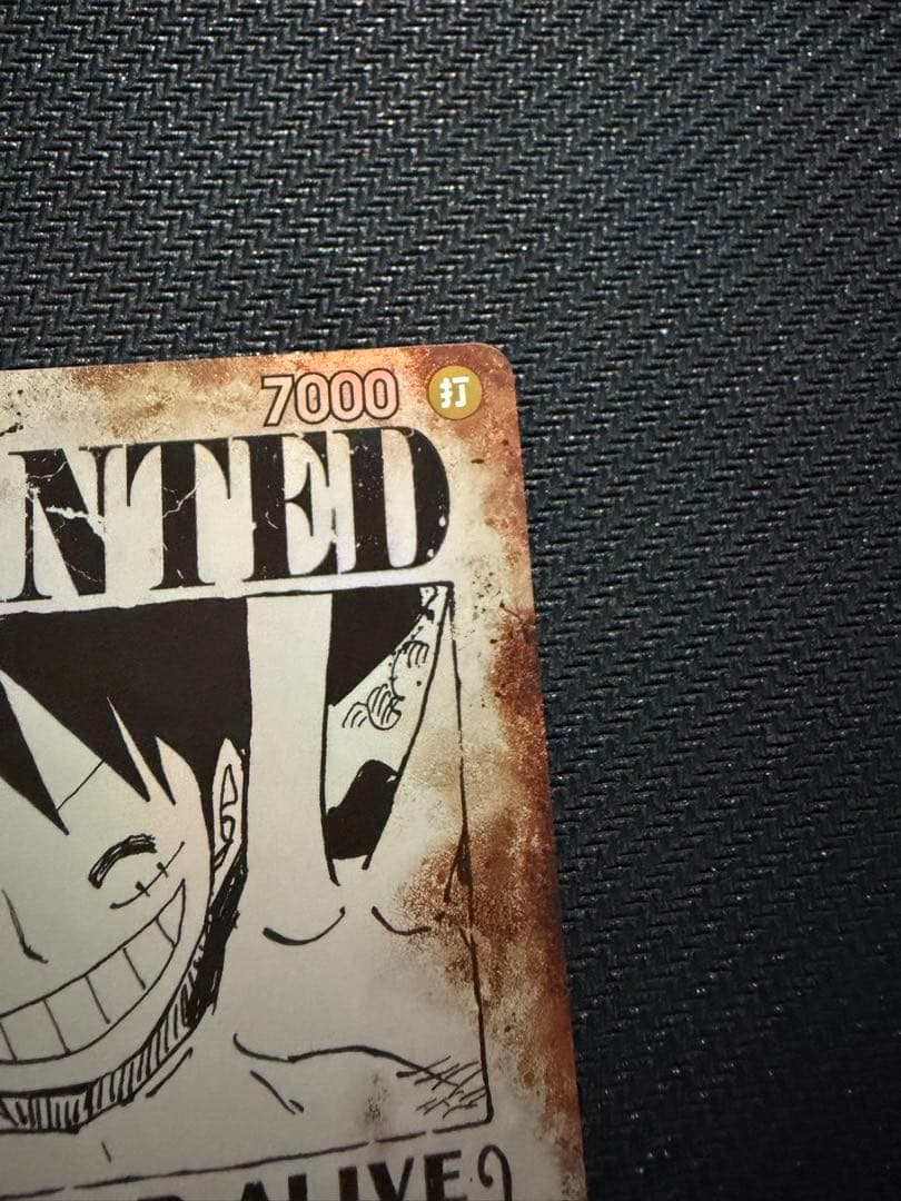 ONE PIECEワンピースカードゲーム　モンキー・D・ルフィ　手配書