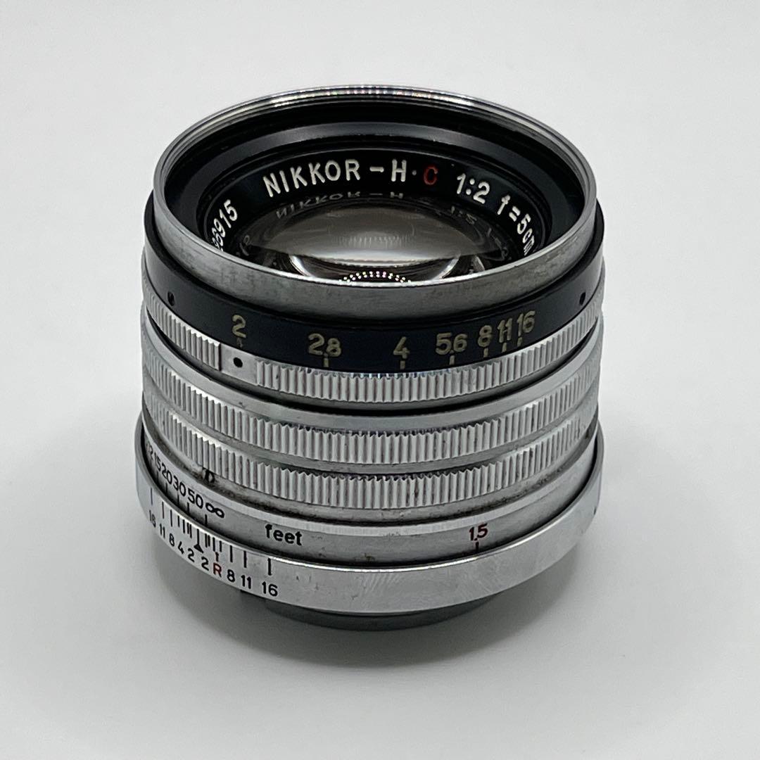 NIKKOR-H・C 5cm f2 後期 黒帯 ニッコール 50mm Lマウント