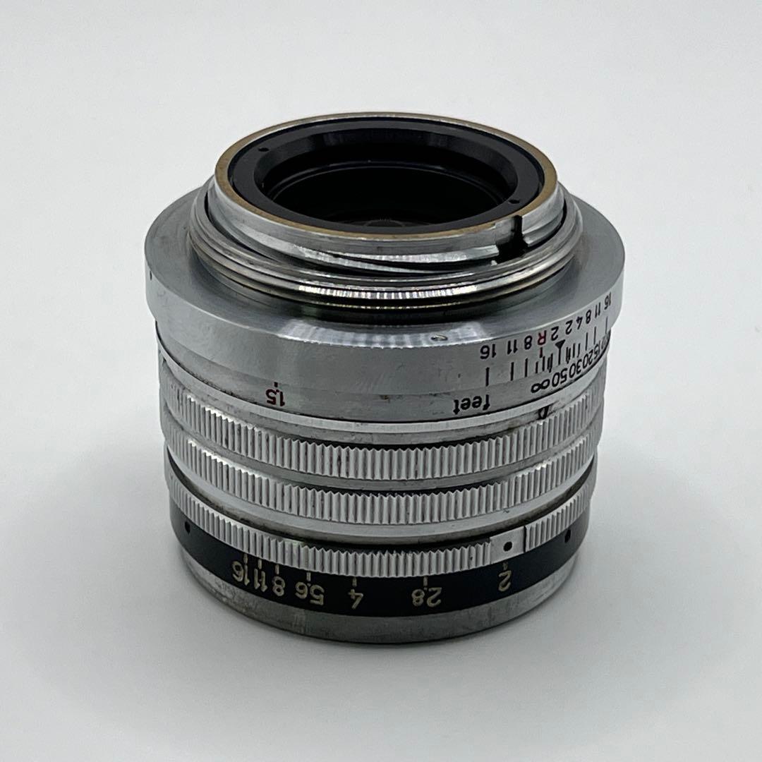 NIKKOR-H・C 5cm f2 後期 黒帯 ニッコール 50mm Lマウント