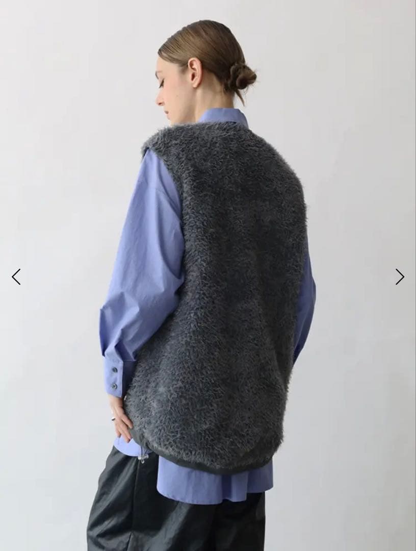 Aga×HiROMITHiSTLE リバーシブルファーベスト　新品　ヤマダヤ