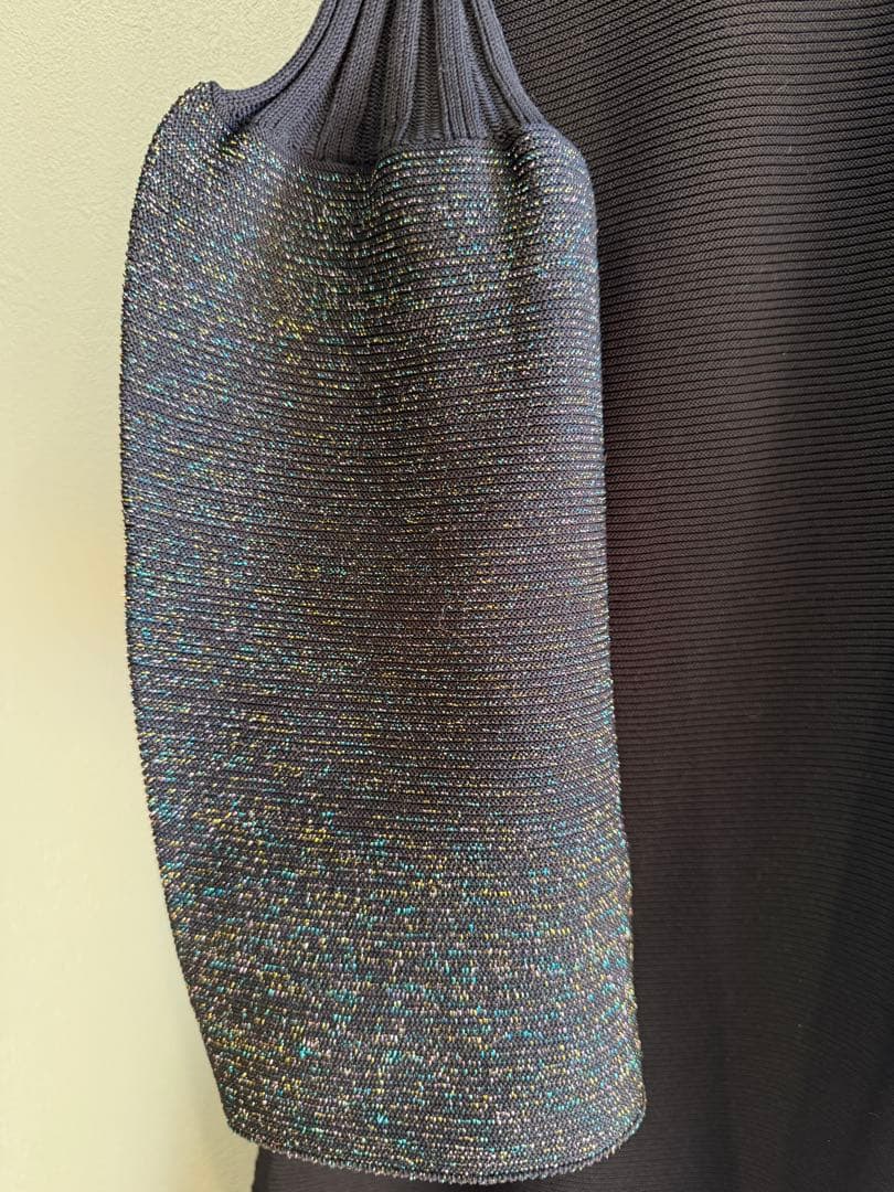 CFCL グリッターミニワンピース ネイビー