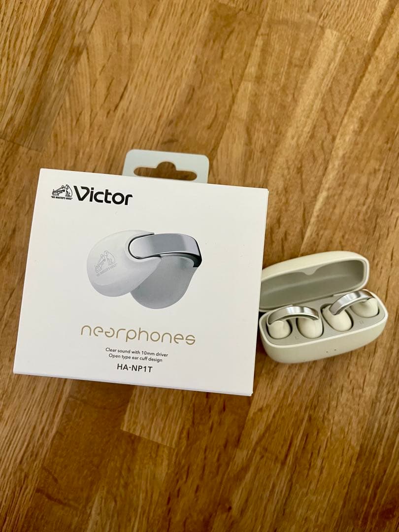 Victor ワイヤレスイヤホン HA-NP1T ホワイト