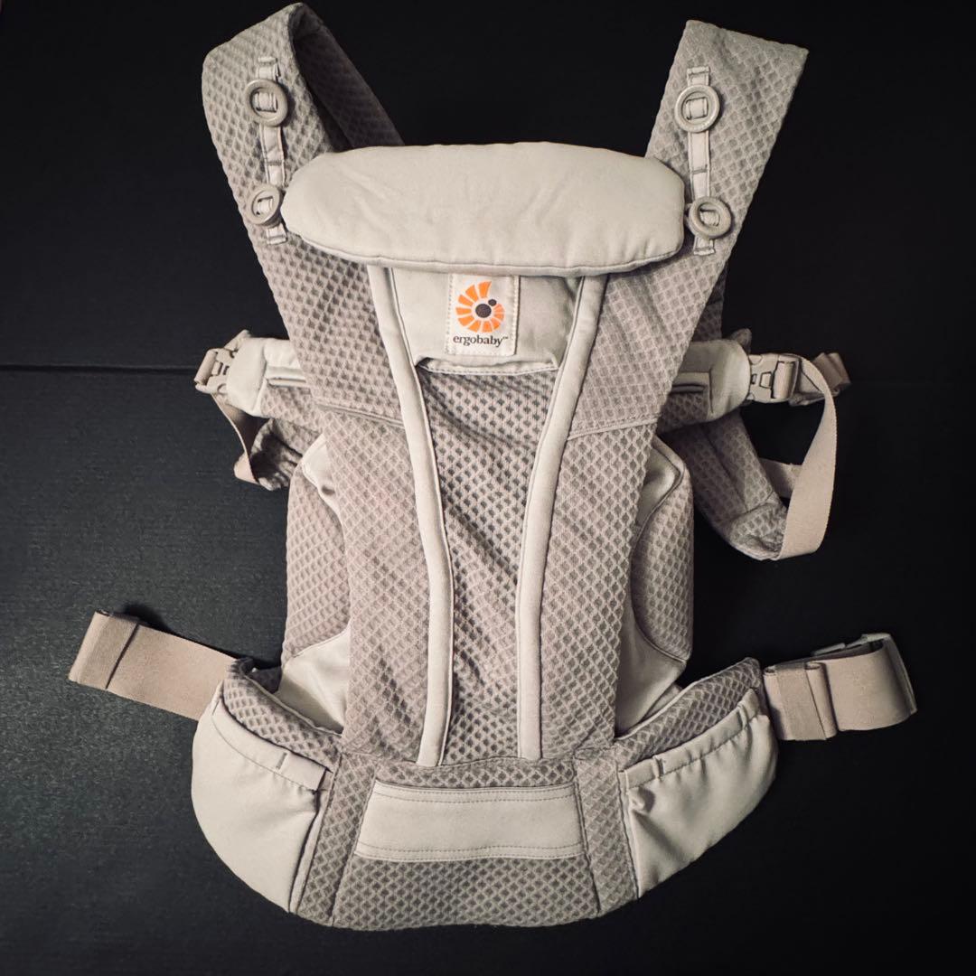 【未使用に近い】エルゴ オムニブリーズ 抱っこ紐 パールグレー