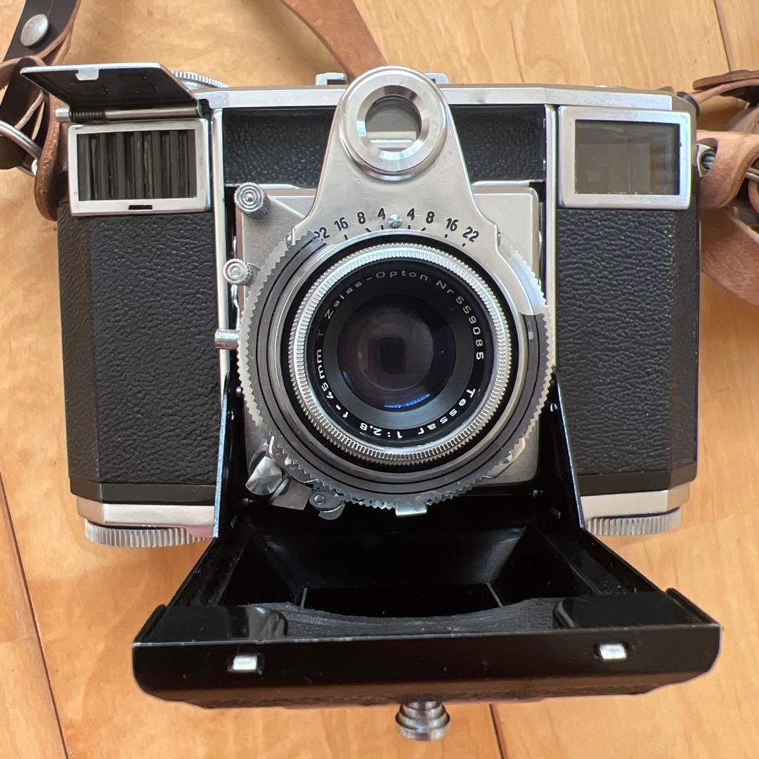 ジャンク値引きZEISS IKON Contessaコンテッサ35 ストラップ付