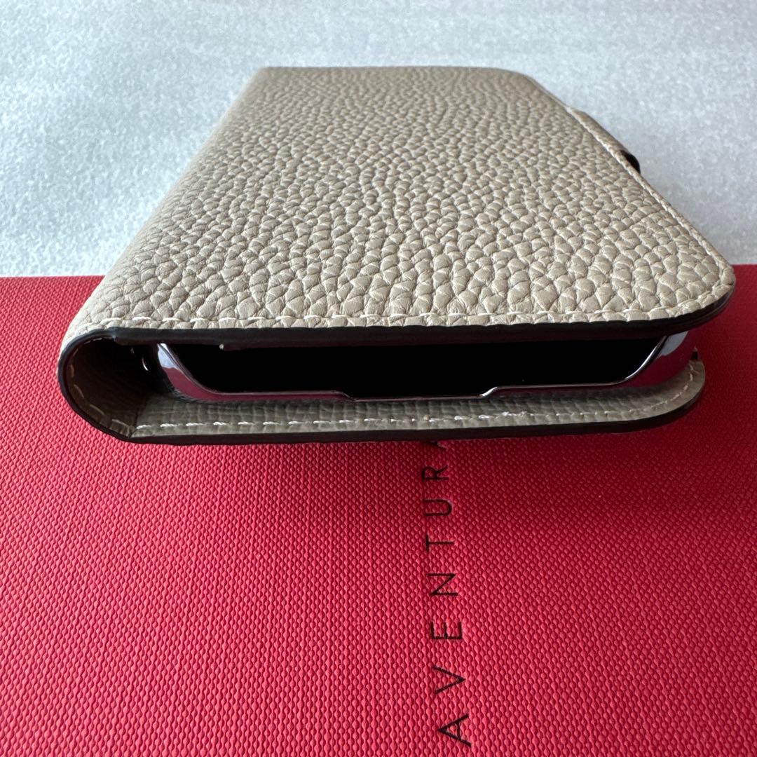 BONAVENTURA スタンドダイアリーケース　シュリンクレザー　グレージュ