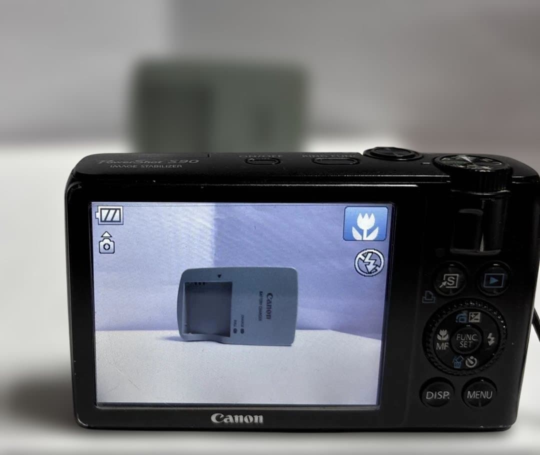 Canon PowerShot S90 革ケース付