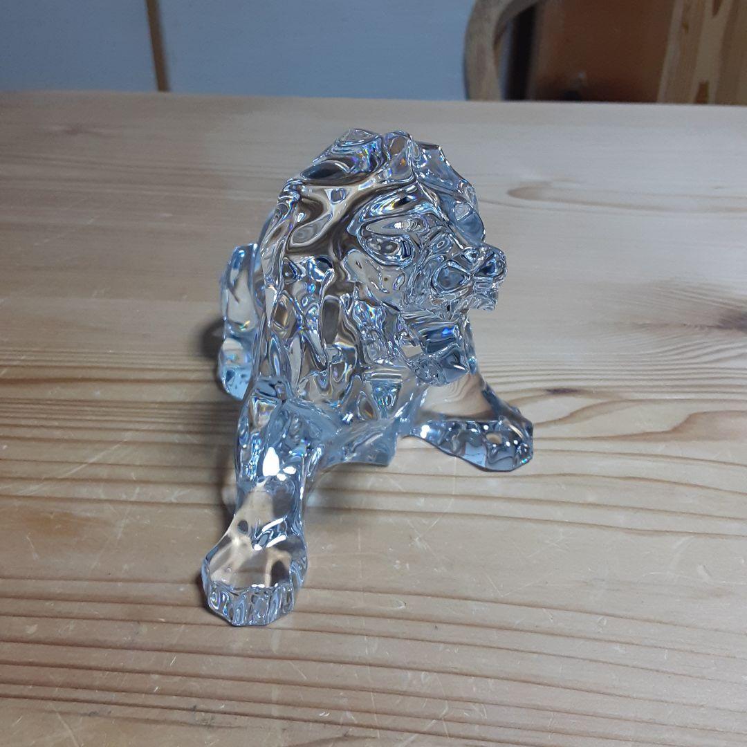 BACCARAT バカラ ライオン 置物