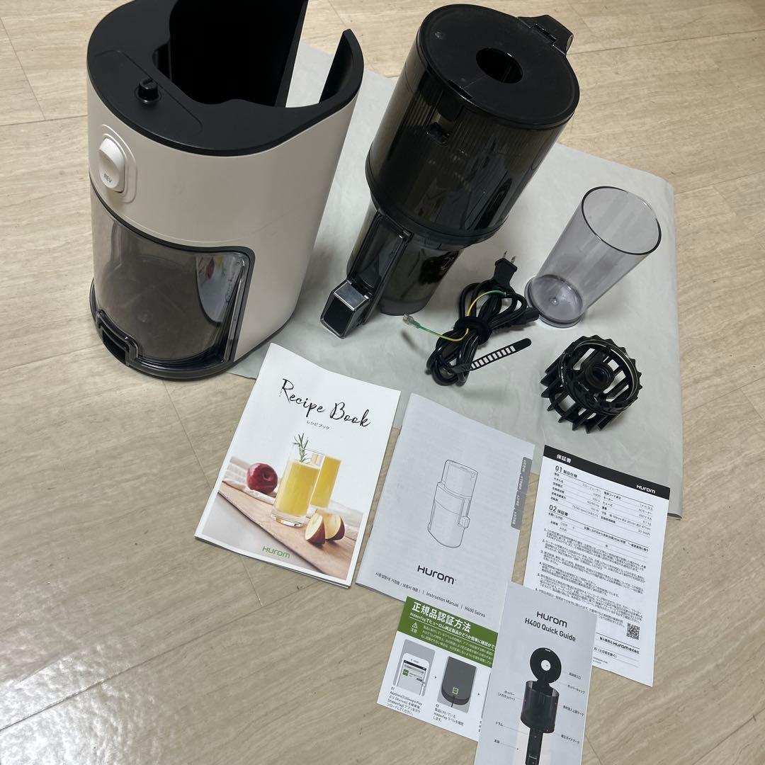 HUROM　スロージューサー　ミキサー　H400-BAC05WW