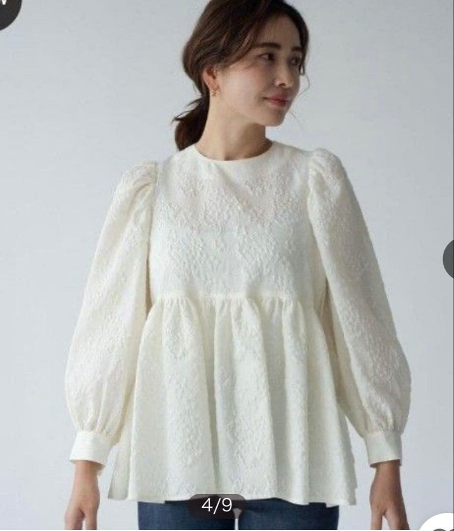 ohga furuit OHGA オーガ　フローラルブラウス パターンブラウス