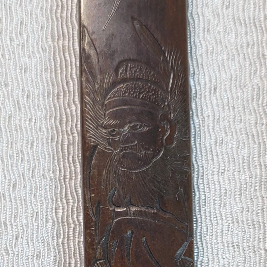 【横谷宗珉】◆宗珉（花押） 五月幟図 小柄 片切彫◆検）後藤一乗 加納夏雄 埋忠