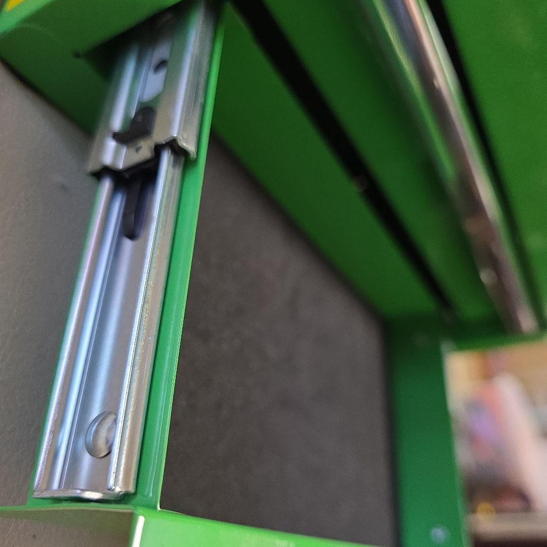 ももゴン MAC TOOLS ミニチェスト 緑色