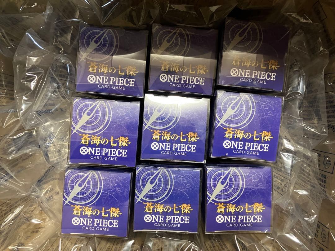ワンピース　蒼海の七傑　テープ付き　9box