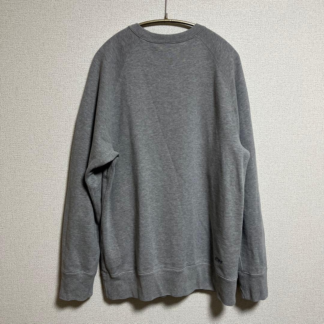 LOOPWHEELER　LW250 吊り編みクルースウェット　グレーメランジ