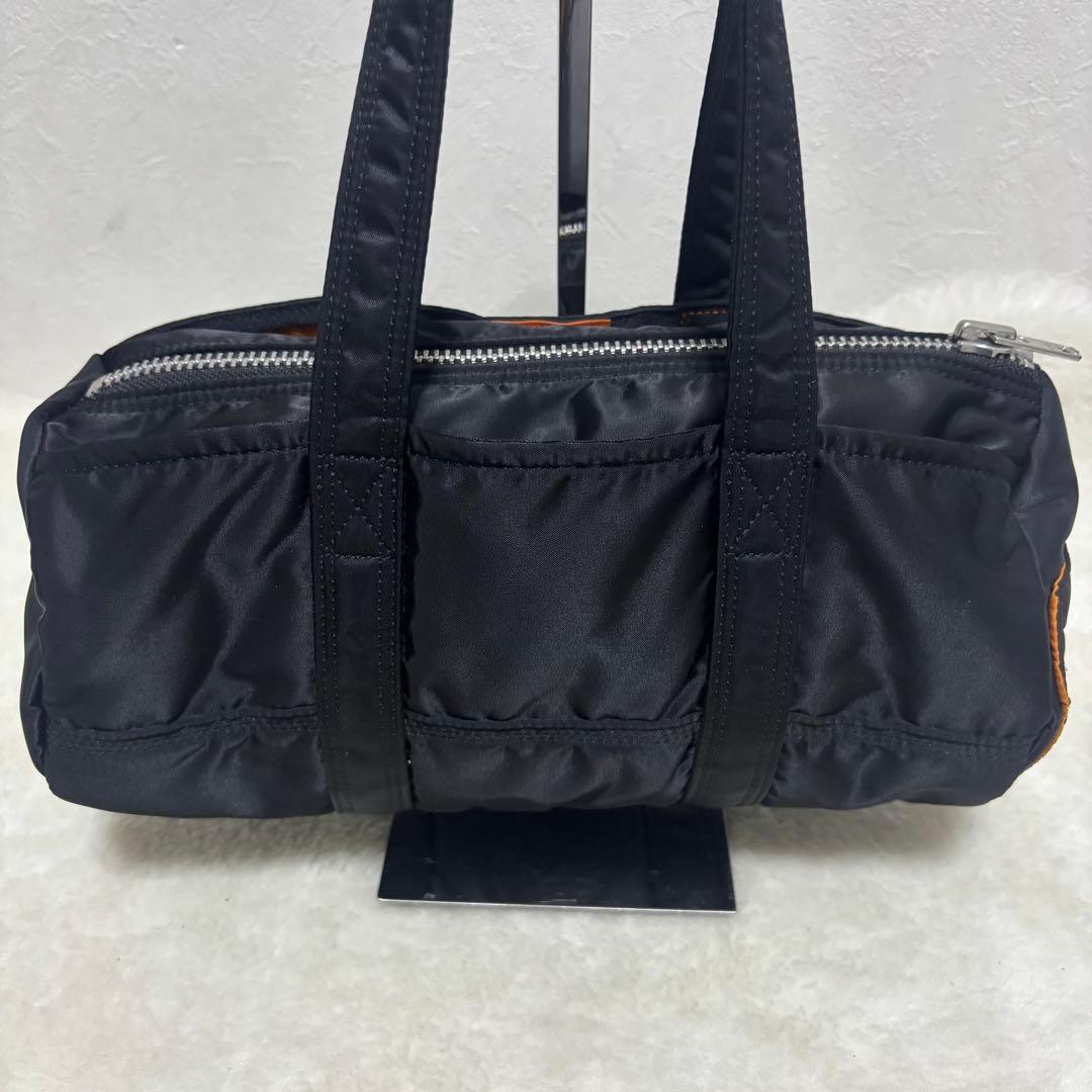 廃盤 ポーター タンカー ミニボストン S ドラムバッグ ダッフル 黒 ハンド