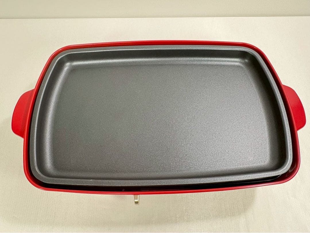BRUNO ホットプレート グランデサイズ BOE026-RD 平面 たこ焼き
