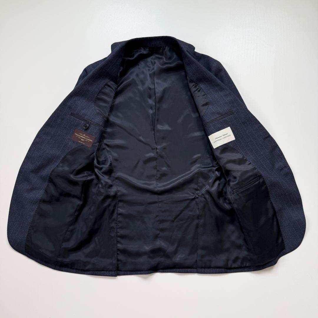 美品✨ユニバーサルランゲージ カノニコ スーツセットアップ ネイビー