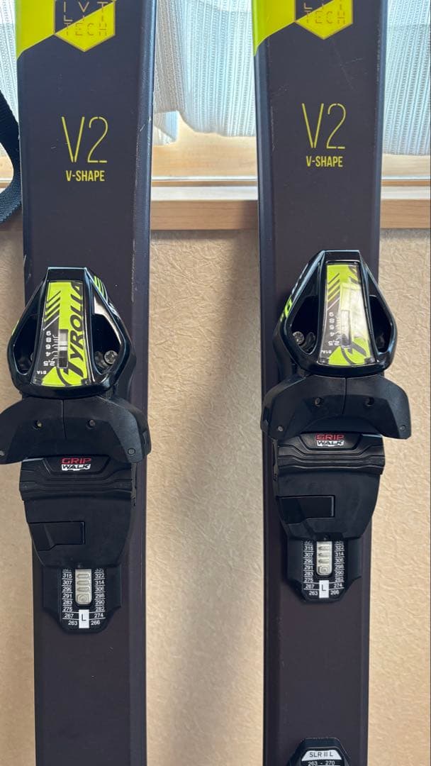 HEAD V2 スキーセット イエロー/ブラック