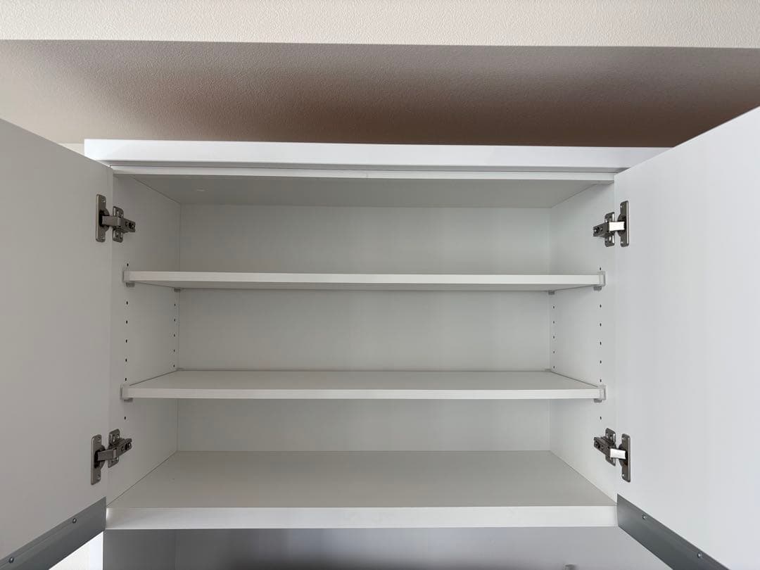 （美品)ニトリ キッチンカウンター W120 レジューム レンジボード ホワイト