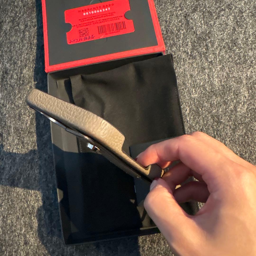 BONAVENTURA ベージュ レザー iPhone15plusケース