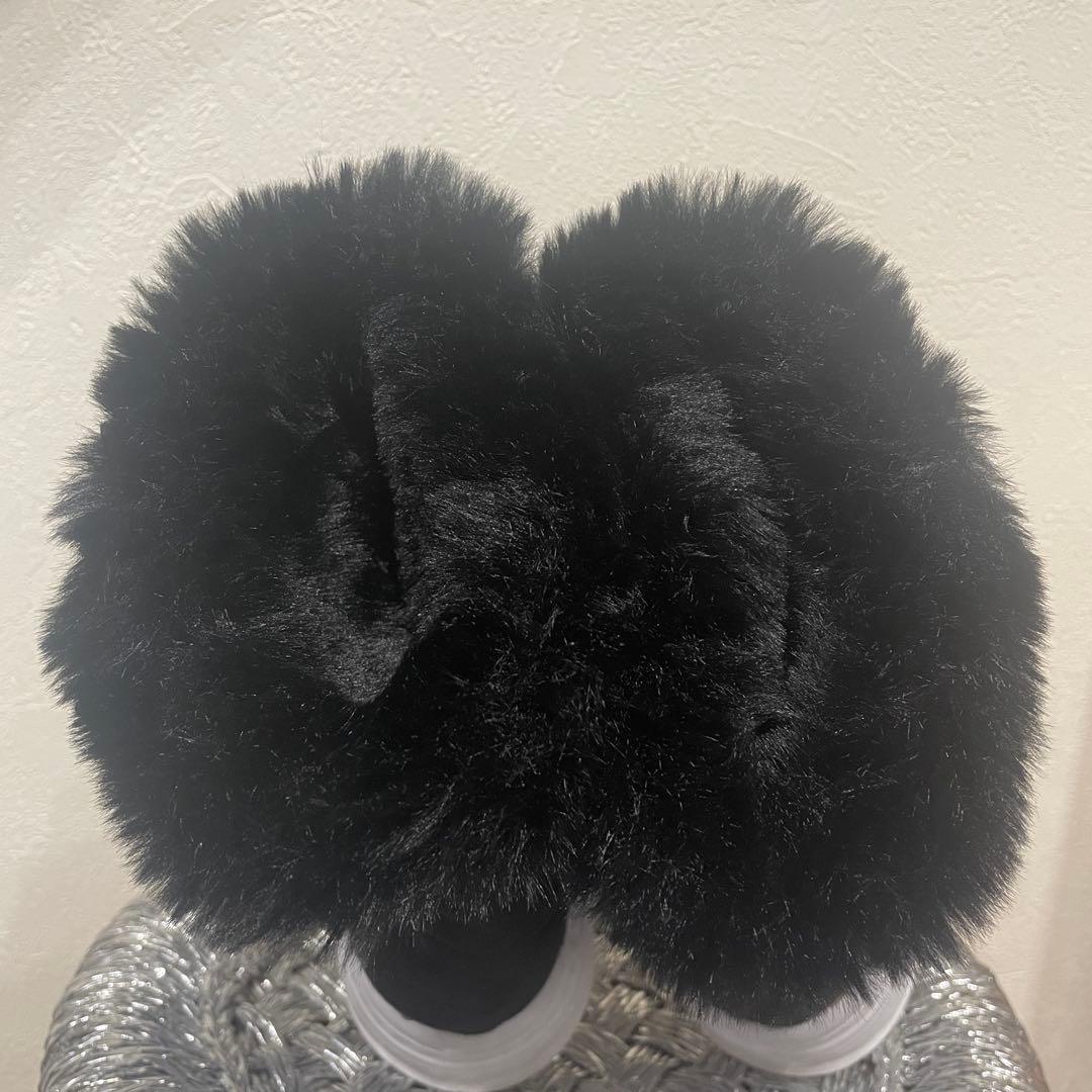 &LOVE 厚底 ビジュー もこもこ スニーカーブーツ　ゴージャス　L