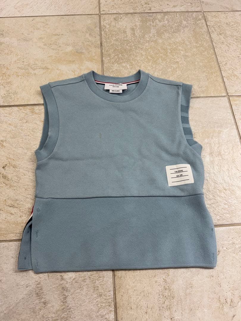 Thom browne トムブラウン　ベスト　ブルー