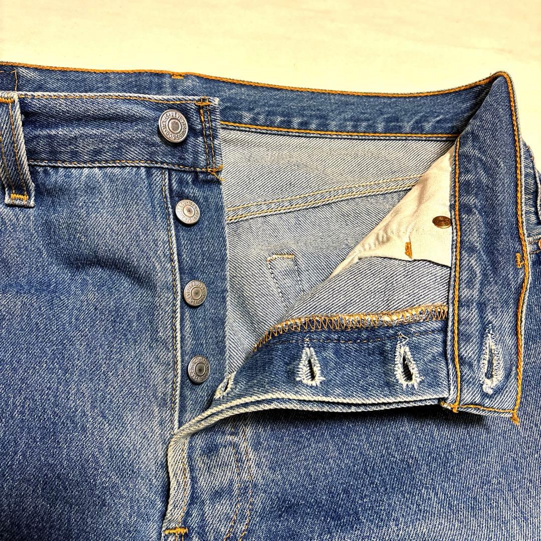 カ*読様 【鬼ヒゲ❗️】LEVI'S/リーバイス501 1998年USA製 W3