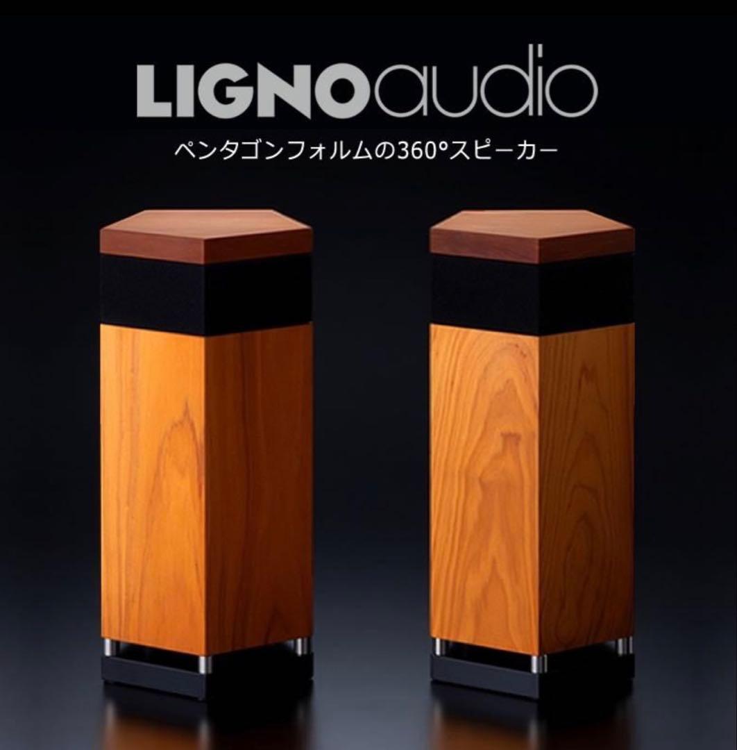 LIGNOaudio SP-50SS 無指向性スピーカー 360° 木製