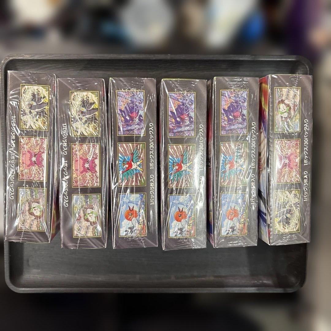 ムニキスゼロ box シュリンク付き　新品未開封　ポケモンカード　6box