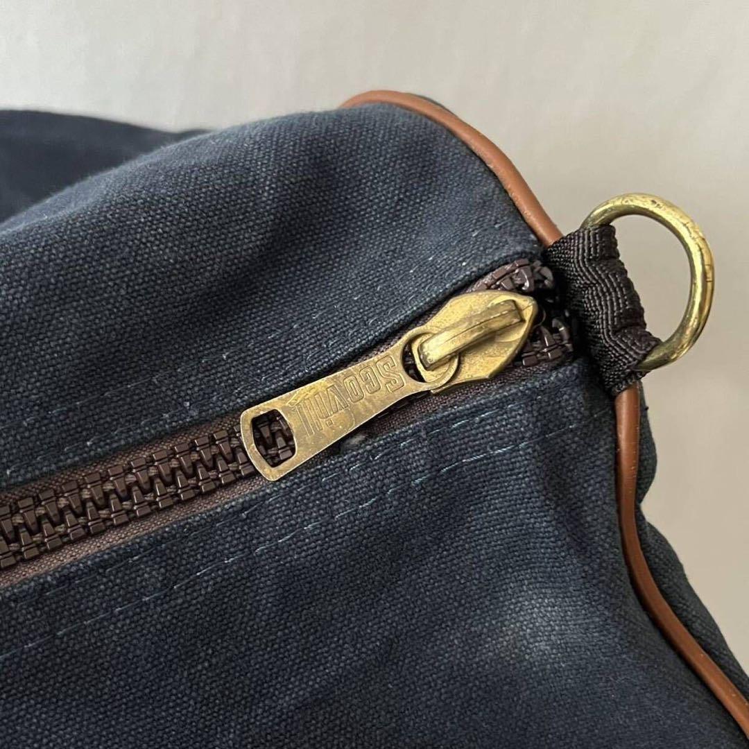 80s LL Bean レザーハンドル キャンバス ボストンバッグ ビンテージ