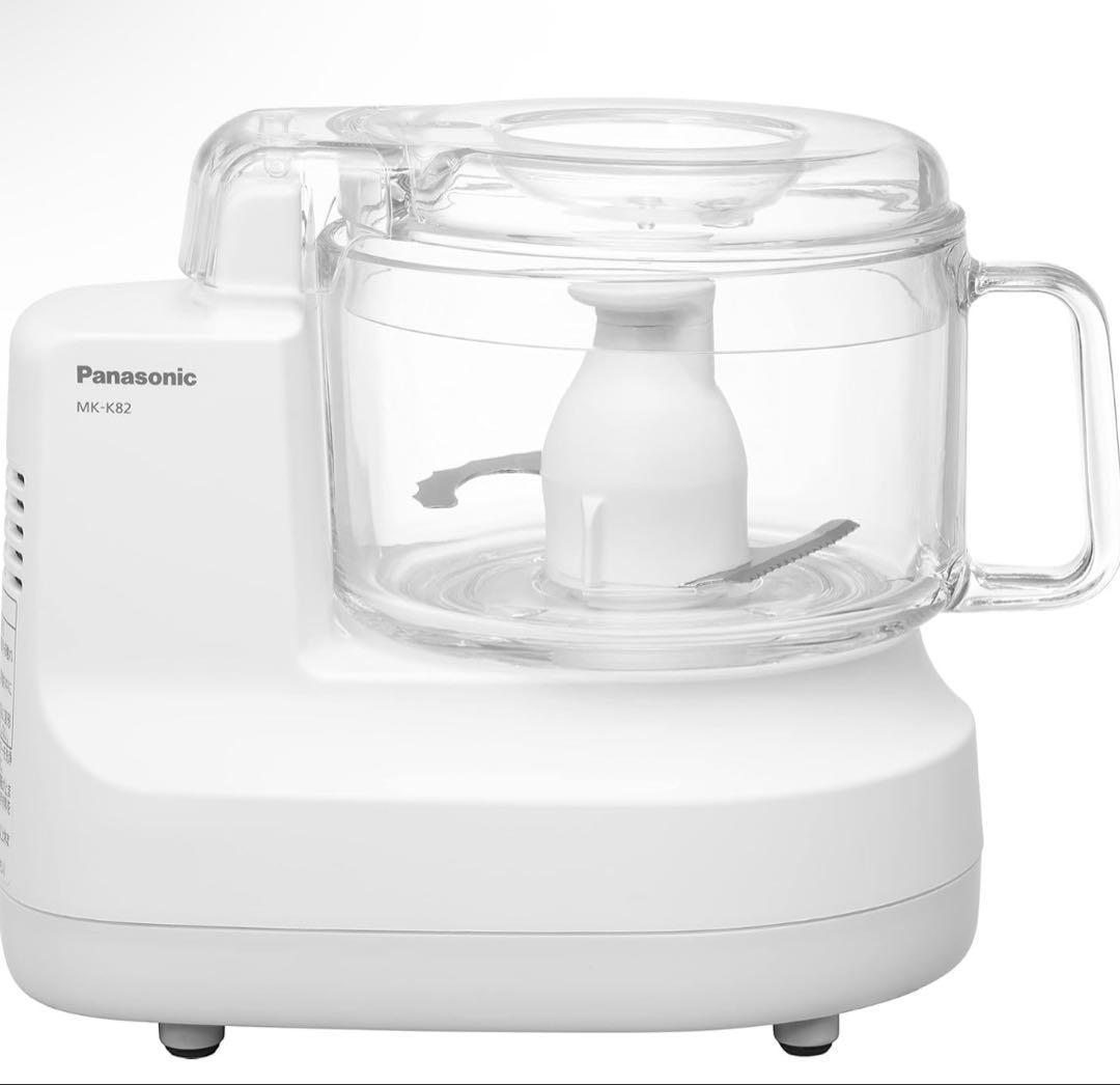 美品Panasonic MK-K82フードプロセッサー ホワイト　パナソニック