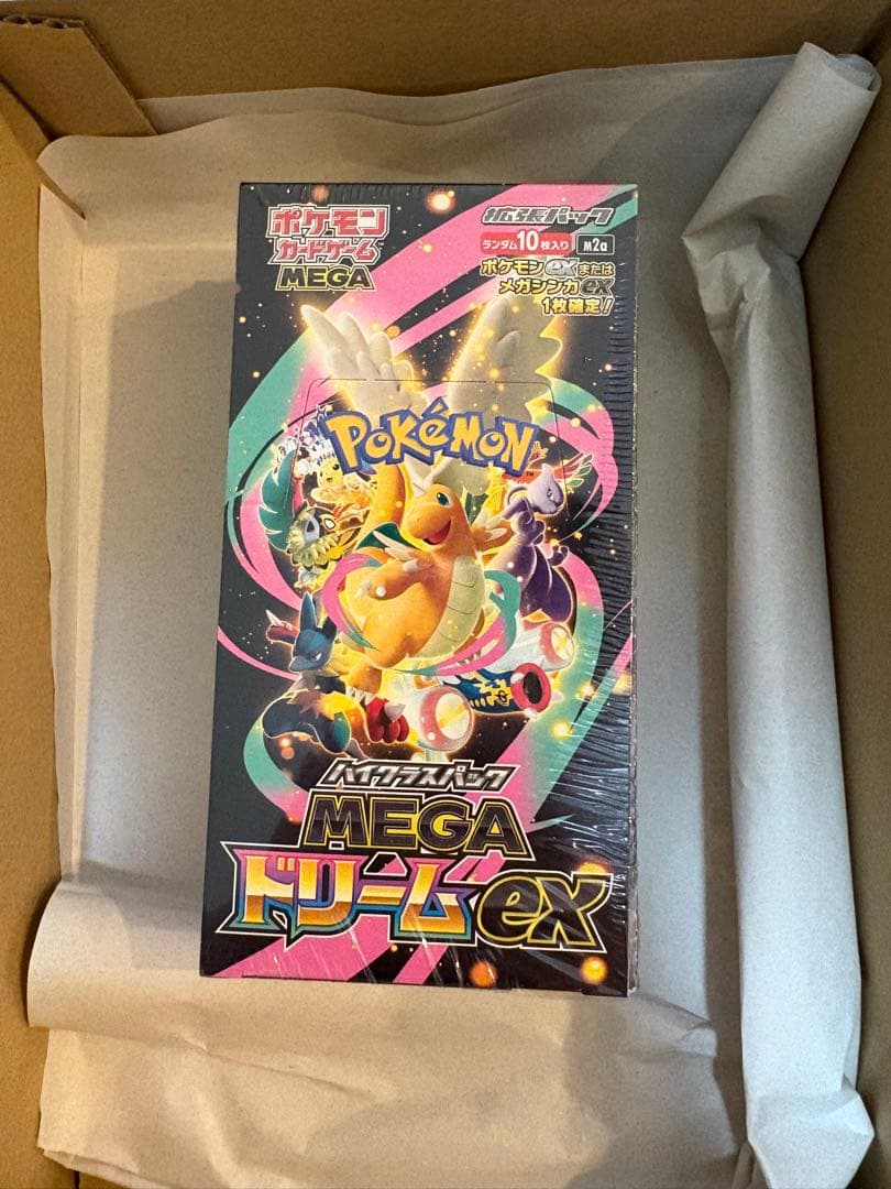 ポケモンカードゲーム メガドリームEX シュリンク付き　BOX