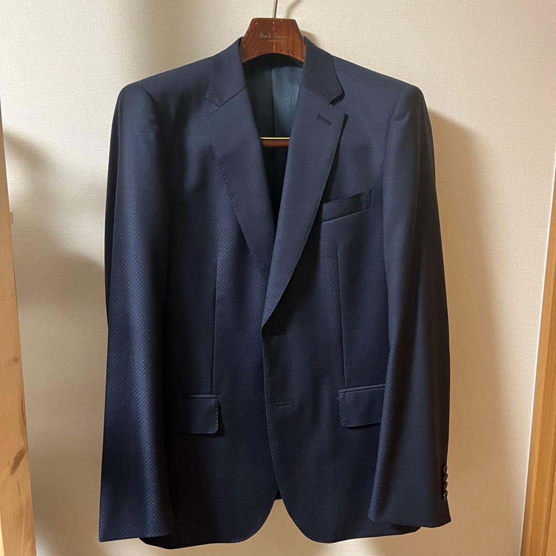 w*c様 Paul Smith ドビー織 スーツ REDA FLEXOネイビー