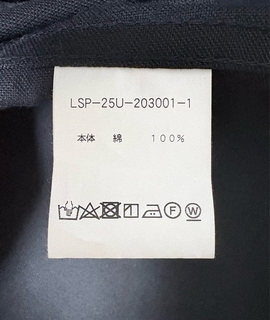 ル サン パレイユ コットンモールスキン カバーオール　ブラック 44 XL