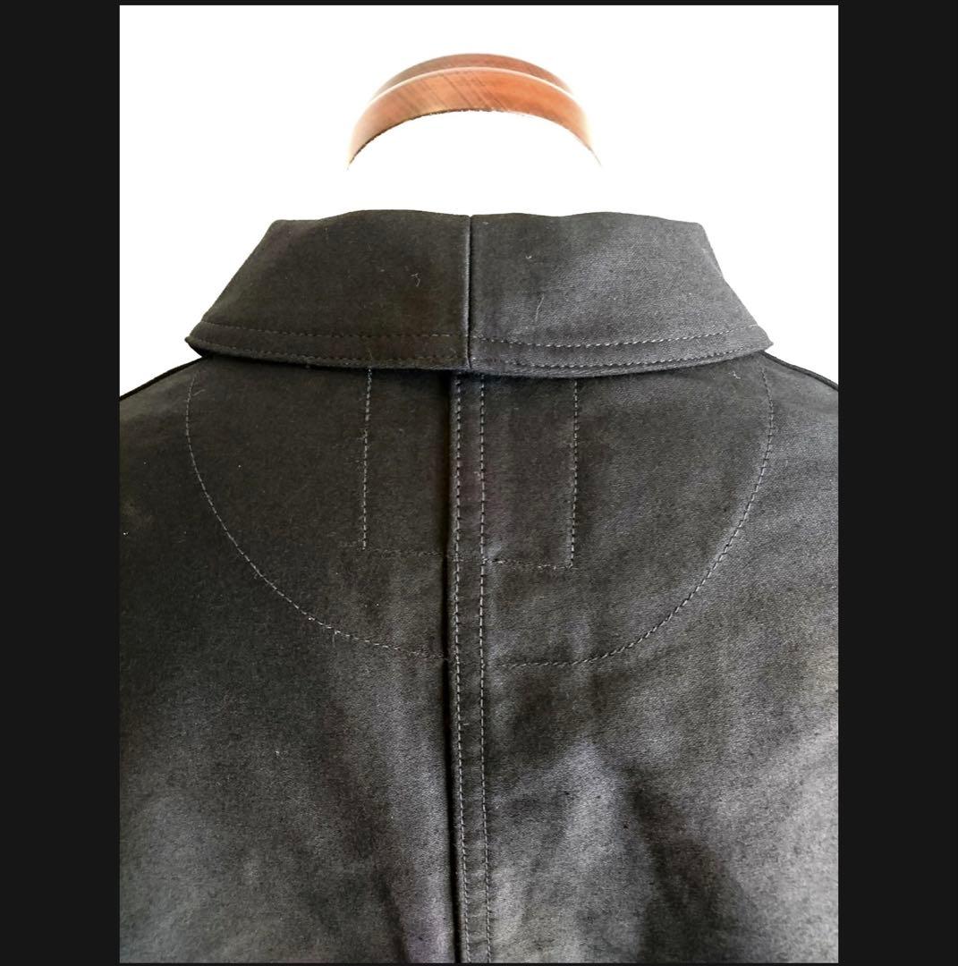 ル サン パレイユ コットンモールスキン カバーオール　ブラック 44 XL