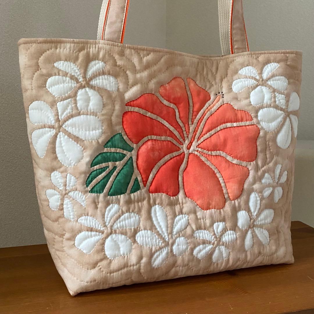 ◆mritoru31◆ハワイアンキルト◆トートバッグ
