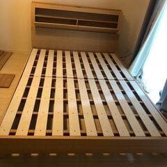 【福岡市限定】ダブルベッドフレーム ニトリ ベッドフレーム