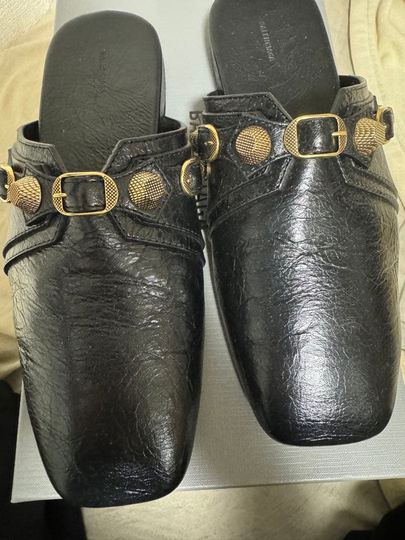 一般人さん専用 balenciaga レザーミュール