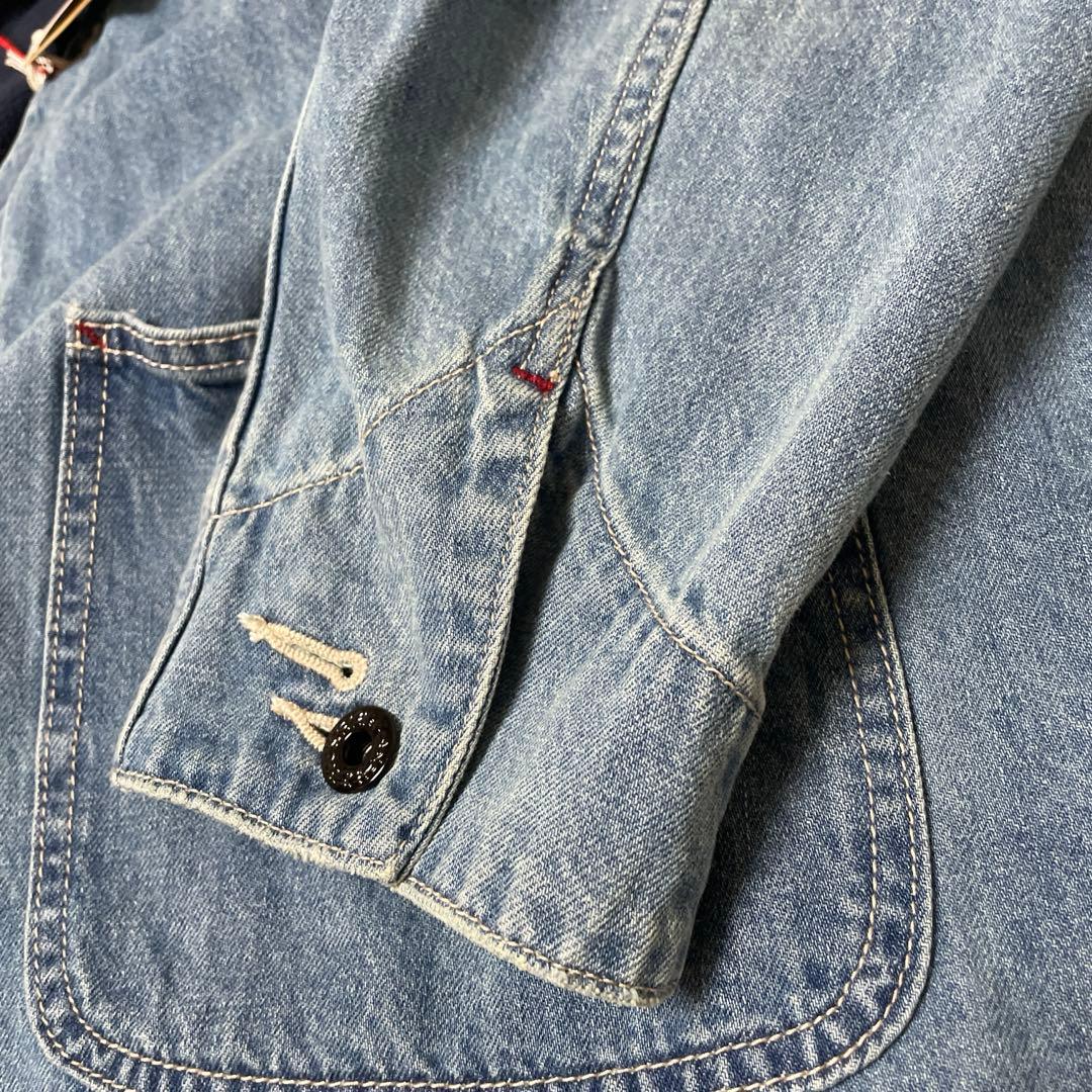 PAY DAY × 6(ROKU) SHORT COVERALLS DENIM