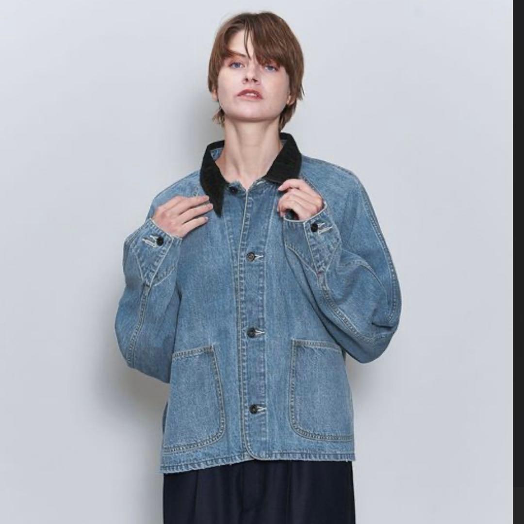 PAY DAY × 6(ROKU) SHORT COVERALLS DENIM