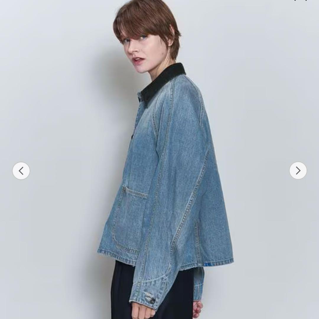 PAY DAY × 6(ROKU) SHORT COVERALLS DENIM