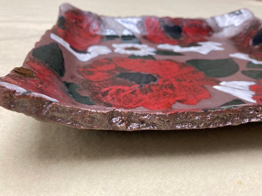 【佐藤勝彦作】角型　飾り皿