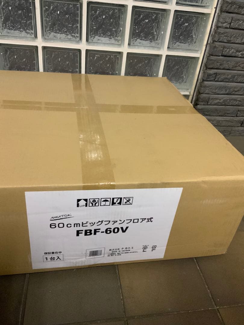 新品箱不良　ナカトミ FBF-60V 60cmビッグファンフロア式2セット